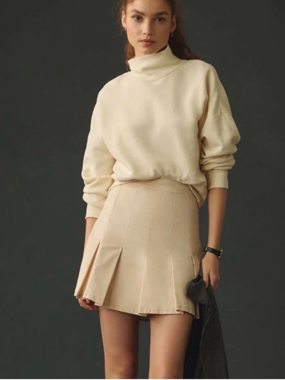 Anthropologie Pilcro Pleated Skirt